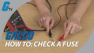 How to Check a Fuse by Testing it with a Multimeter [upl. by Hamaso167]