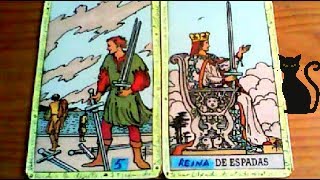 Combinaciones tarot con el CINCO de ESPADAS  ARCANOS MENORES DE ESPADAS Por TARA [upl. by Stalder686]