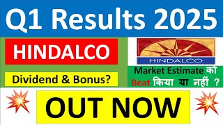 HINDALCO Q1 results 2025  HINDALCO INDUSTRIES results today  HINDALCO Share News  HINDALCO Share [upl. by Ramsey]