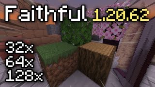 Faithful 32x 64x 128x MCPE JAVA 12062  The Best Minecraft Bedrock Edition Survival Texture Pack [upl. by Anilag930]