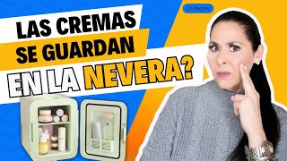 LAS CREMAS SE GUARDAN EN LA NEVERA  Mini refrigerador skincare [upl. by Eide]