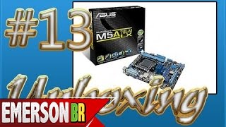 013 Unboxing  Placa mãe ASUS M5A78LM LX AM3 Micro ATX AMD 760G DDR3 SATA II [upl. by Kcajyllib294]