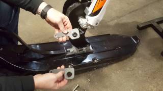 Snowaxlescom Timbersled wheel kit bracket install  Snowaxlescom [upl. by Silletram7]