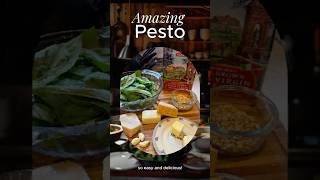 Authentic Method For Quick Fresh Basil Pesto  The Right Amount of Everything [upl. by Aisekal]