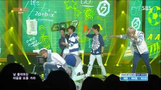 GOT7 quotAquot Stage  SBS Inkigayo 20140706 [upl. by Conard]