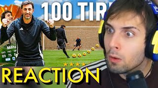 BLUR REACTION alla 100 TIRI di DIEGO MILITO🔥🎯⚽️ [upl. by Aniratak]