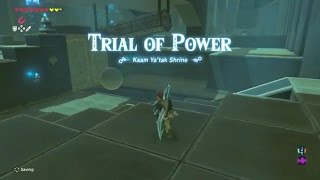 Zelda Breath of the Wild  Kaam Yatak Shrine  Central Tower Region [upl. by Lebasiairam]