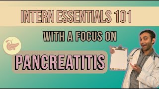 Pancreatitis What Medical Students and Residents Need to Know Diagnosis amp Treatment [upl. by Pournaras649]