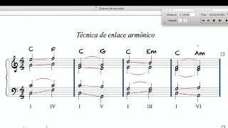 Fundamentos de la armonía  Capítulo 2 Técnica de enlace armónico [upl. by Nylacaj]