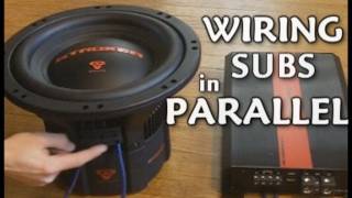 How To Wire DVC Subwoofers In Parallel  Dual 2 Ohm Voice Coil Sub Wiring  EXO Car Audio Tutorial [upl. by Zsazsa354]