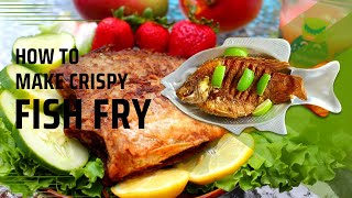 Fish Fry Recipe 🐟  Lahori style Fried Fish  Crispy Fried Fish [upl. by Sheelah]