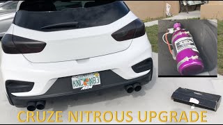 CHEVY CRUZE NITROUS UPGRADE PERFORMANCE MOD PART 1 GEN 2 [upl. by Anikat771]