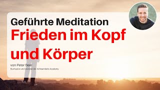 Geführte Meditation  Loslassen von Angst Unruhe Sorgen Stress Traurigkeit [upl. by Ellehsad]