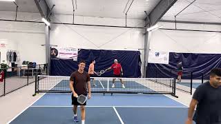 Camp PickleBall Rec  MichaelAdam VS HarrisonAnish [upl. by Aicirtal]