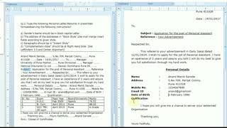 GCC TBC English 40 wpm Personal Letter  Perfect Formatting Information [upl. by Ailb]