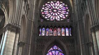 Inside Reims Cathedral Cathédrale NotreDame de Reims Reims ChampagneArdenne NE France [upl. by Lenroc]