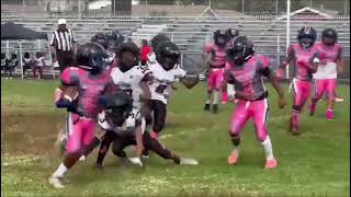 10 baby all the way proud mom pick 6 touchdown youth football Woodcrest Generals 70 [upl. by Yatzeck532]