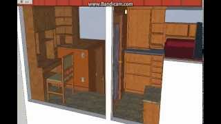 Tiny House quotthe Boxcarquot Tiny House sketchup design [upl. by Brunella622]