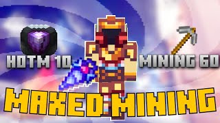 The completionist MAXED MINING  HYPIXEL SKYBLOCK [upl. by Alegnat852]