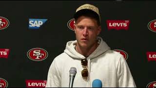 49ers CHRISTIAN MCCAFFREY POST GAME INTERVIEW 49ers [upl. by Eisenberg]