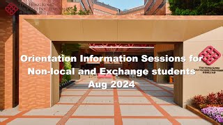 Orientation Information Sessions for New Nonlocal and Exchange Students 202425 [upl. by Saffren666]