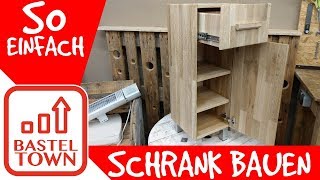 2 HolzSchrank selber bauen Anleitung für HolzSchrank wie aus dem Laden [upl. by Avery91]