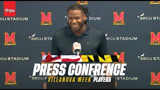 Maryland Football  Quashon Fuller Kaden Prather and Billy Edwards Jr Weekly Press Conference [upl. by Dudden]