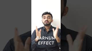 Barnum Effect  Psychological tendencies in Hindi 1 [upl. by Gefen]