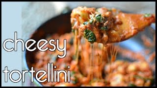 Cheesy Tortellini  Beef Cheese Pasta  One Dish Dinner [upl. by Deirdra]