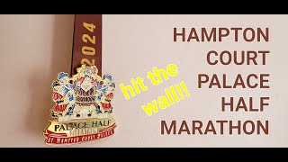 Royal half marathon at Hampton Court Palace Hitting the wall in the last 5k [upl. by Iden335]