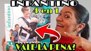 El mejor Cargador para bebe review INFANTIN0 portabebe Infantino 4review baby carrier infantino [upl. by Donalt388]