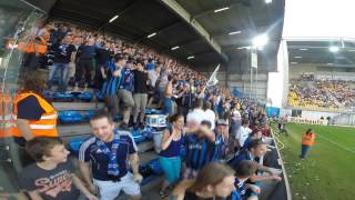 Waasland Beveren  Club Brugge North Fanatics 260714 [upl. by Submuloc]