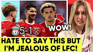 LFC Are Gonna Win It🤬 Curtis Jones amp Szoboszlai Unreal Liverpool 51 West Ham Reaction [upl. by Rachaba270]