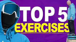 Top 5 Gym Exercises for Explosive Snowboarding [upl. by Dorej]