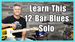 Blues Solo Building Blocks12 Licks That Flow Together [upl. by Magree763]