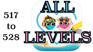 Love Balls  Levels 517  528  3 Stars Walkthrough [upl. by Rollo]