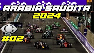 F1 GP DE JEDDAH 2024 CORRIDA COMPLETA [upl. by Frost196]