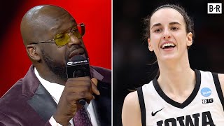 Shaq on Caitlin Clark Best female collegiate player ever  Inside the NBA [upl. by Noet231]