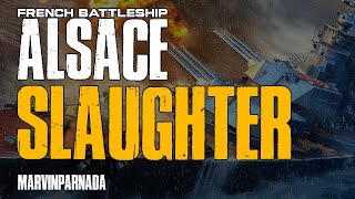 French Battleship Alsace A Masterclass in Naval Warfare  World of Warships [upl. by Nnylamme]