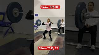 Türkan BEŞİKCİ Silkme 70 Kg 2T [upl. by Kancler]