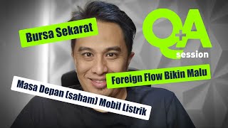 QampA  Bursa Sekarat Prospect Saham Mobil Listrik Asing Bikin Malu [upl. by Markson]