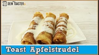 Toast Rezepte  Toast Apfelstrudel 🍎 [upl. by Eelaras]