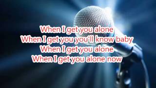 Robin Thicke  When I get you alone Karaoke [upl. by Ylen]