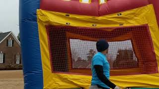 Castles Float  Bounce House Setup [upl. by Notgnirrab305]