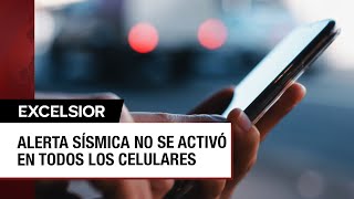 Falla alerta sísmica que llegaría por mensaje a celulares [upl. by Egwin]