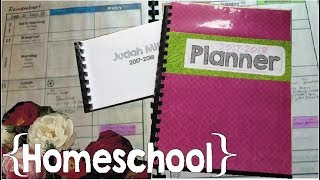 Homeschool Planners ║20172018 │Large Family Homeschool [upl. by Katie]