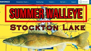 WALLEYE BREAKDOWN  SUMMER PATTERNS  Stockton Lake [upl. by Asiole]