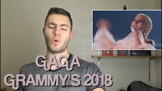 LADY GAGA GRAMMYS 2018 REACTION Joanne  Million Reasons [upl. by Eniamrehc]