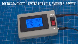 Build Your Own DIY DC Digital Voltmeter Ammeter wattmeter Tester for your electronics projects [upl. by Tamberg816]