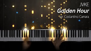 🦋 JVKE  Golden Hour 🦋 EPIC piano arr by Costantino Carrara [upl. by Eiramasil]